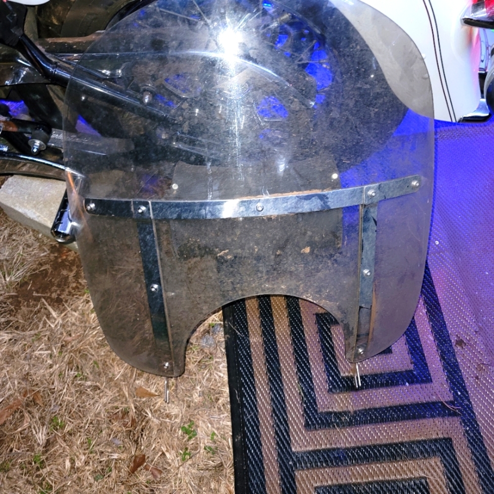 Seat,saddle bags,back rest with storage rack & bag, quick release windshield